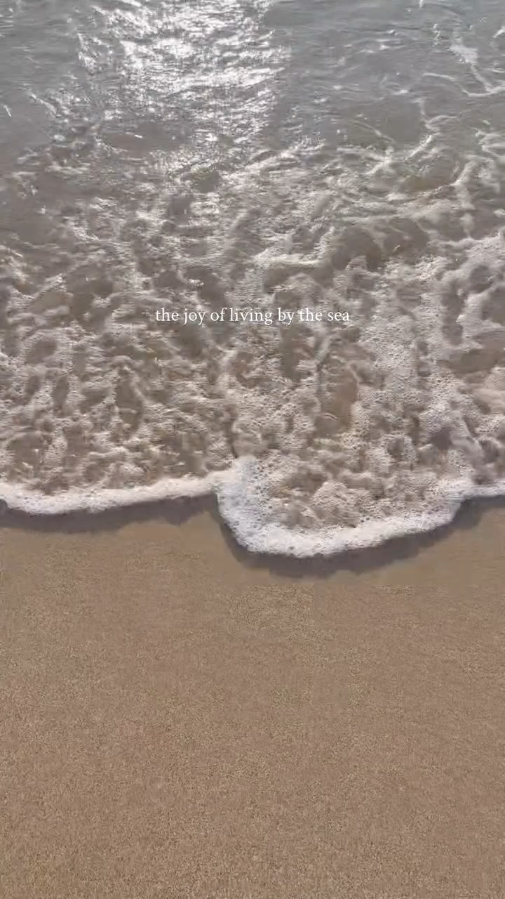 Beach waves — the joy of living by the sea